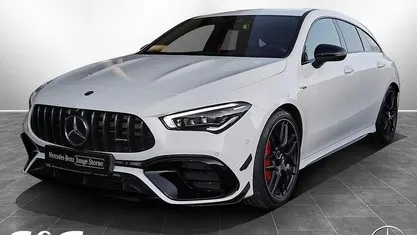 Unilack polarweiß Gebraucht 2020 Mercedes CLA45 AMG Shooting Brake AMG Kombi | 43.890 € (Fairer Preis)