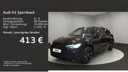 Neu Audi A1 Sportback Ambiente 116 PS (85 kW) 2025 Mythosschwarz metallic Kleinwagen