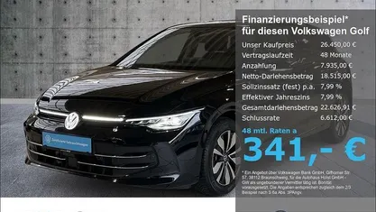 Schwarz Gebraucht 2025 VW Golf Goal Limousine | 26.450 € (Fairer Preis)