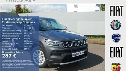 Graphite grey metallic (grau) Neu 2025 Jeep Compass Altitude SUV | 30.990 € (Guter Preis)