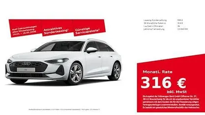Gebraucht Audi A5 Business 150 PS (110 kW) 2025 Gletscherweiß Kombi
