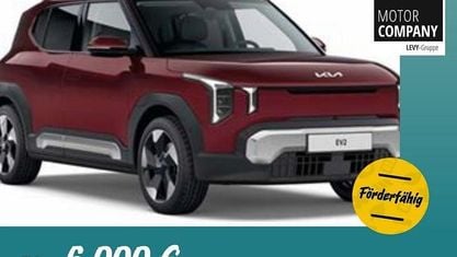 Neu Kia EV2 Air 108 kW (147 PS) 2026 Magmarot metallic SUV