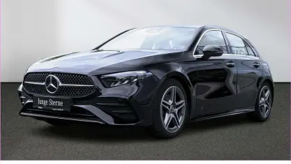 Gebraucht Mercedes A200 AMG 163 PS (119 kW) 2025 Unilack nachtschwarz Limousine