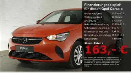 Gebraucht Opel Corsa-e Edition 100 kW (136 PS) 2022 Orange Kleinwagen
