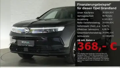 Gebraucht Opel Grandland X S 145 PS (106 kW) 2025 Schwarz SUV