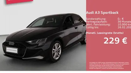 Mythosschwarz metallic Gebraucht 2025 Audi A3 Advanced Limousine | 29.980 € (Guter Preis)