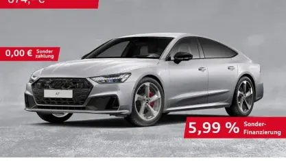 Gebraucht Audi A7 S-Line 340 PS (250 kW) 2025 Florettsilber metallic Limousine