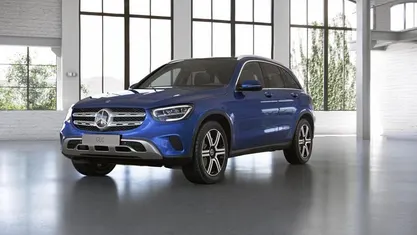 Brillantblau metallic Gebraucht 2021 Mercedes GLC220 SUV | 34.977 € (Fairer Preis)