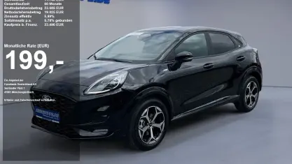 Neu Ford Puma ST-Line 125 PS (91 kW) 2025 Agate black met SUV