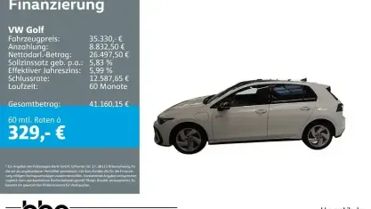 Gebraucht VW Golf VIII GTE 272 PS (200 kW) 2025 Weiß Limousine