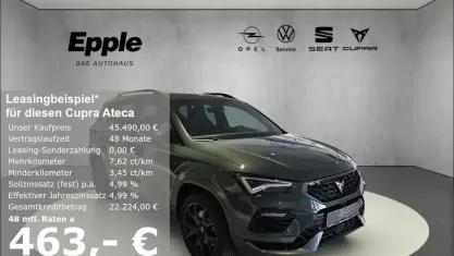 Neu Cupra Ateca VZ 300 PS (220 kW) 2026 Gruen SUV