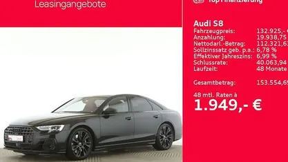 Gebraucht 2025 Audi S8 Ambiente Limousine | 132.925 €