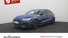 Ascariblau metallic Gebraucht 2024 Audi A3 Sportback S-Line Limousine | 39.980 € (Fairer Preis)