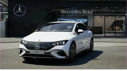 Weiß Gebraucht 2024 Mercedes EQE300 AMG | 49.490 € (Guter Preis)