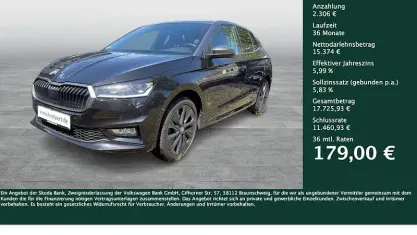 Gebraucht Skoda Fabia Style 150 PS (110 kW) 2022 Schwarz Kleinwagen