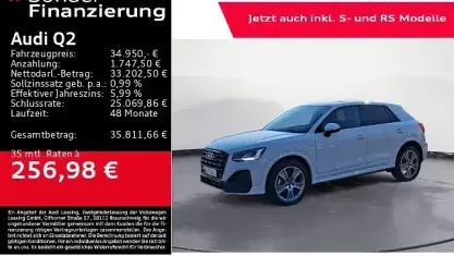 Gebraucht Audi Q2 S-Line 190 PS (139 kW) 2025 Weiß SUV