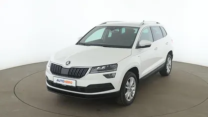 Gebraucht Skoda Karoq Clever 150 PS (110 kW) 2022 Weiß SUV