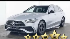 Lack hightechsilber Gebraucht 2024 Mercedes C180 AMG Kombi | 40.730 € (Fairer Preis)