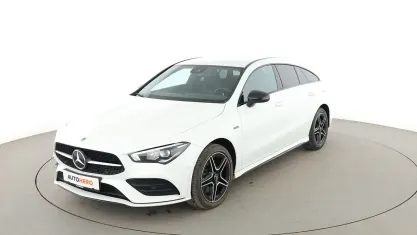 Brugt Mercedes CLA250e Shooting Brake AMG line 2021 Hvid Stationcar