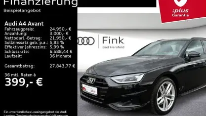 Gebraucht Audi A4 Advanced 190 PS (139 kW) 2021 Schwarz Kombi