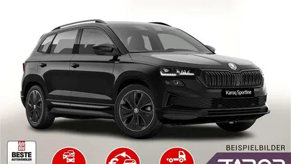 Schwarz metallic Neu 2025 Skoda Karoq SUV | 40.088 € (Fairer Preis)