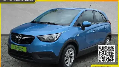 Gebraucht Opel Crossland Edition 82 PS (60 kW) 2017 Arktis blau metallic SUV