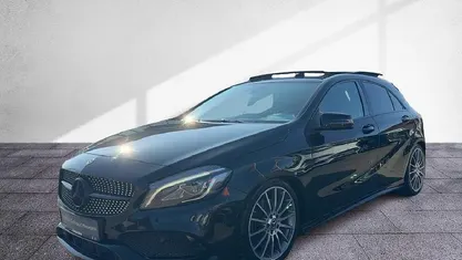 Gebraucht Mercedes A250 AMG line 211 PS (155 kW) 2017 Schwarz metallic Limousine