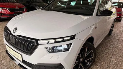 : moonweiss metallic Gebraucht 2021 Skoda Kamiq Monte Carlo SUV | 18.490 € (Fairer Preis)