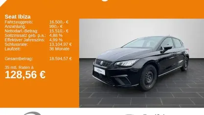 Używany Seat Ibiza Style 116 KM (85 kW) 2024 Czarny Hatchback