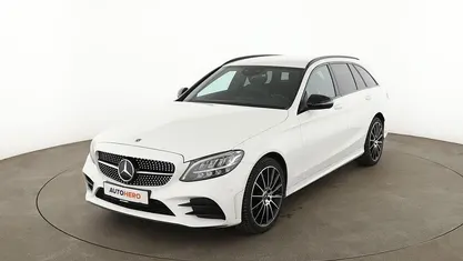 Gebraucht Mercedes C180 AMG line 156 PS (114 kW) 2021 Weiß Kombi