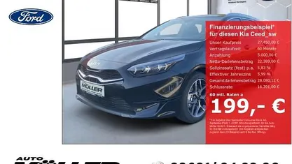 Neu Kia Ceed Sportswagon Style 140 PS (102 kW) 2026 Schwarz Kombi