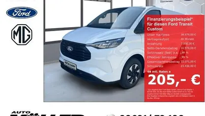 Weiss Neu 2025 Ford Transit Custom Trend Van | 38.979 €