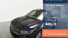 Atlantic blue metallic Gebraucht 2023 VW Tiguan Allspace Life SUV | 35.925 € (Fairer Preis)