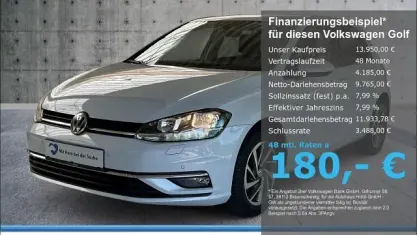 Gebraucht VW Golf VII Sound 110 PS (80 kW) 2017 Weiß Limousine