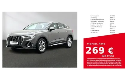Usata Audi Q3 Sportback S-Line 150 CV (110 kW) 2022 Grigio SUV