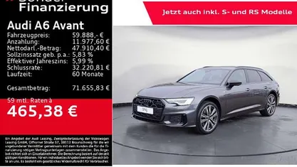 Gebraucht 2024 Audi A6 S-Line Kombi | 59.888 € (Guter Preis)