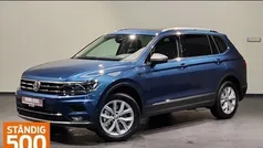 Blau, blue silk metallic Gebraucht 2020 VW Tiguan Allspace Highline SUV | 35.790 € (Fairer Preis)