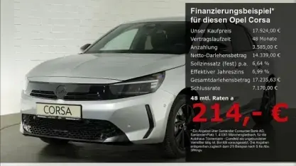 Gebraucht Opel Corsa 101 PS (74 kW) 2026 Kristall silber Kleinwagen