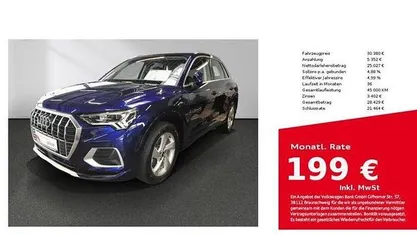 Gebraucht Audi Q3 Advanced 150 PS (110 kW) 2023 Blau SUV