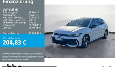 Gebraucht VW Golf VIII GTI 265 PS (194 kW) 2025 Weiß Limousine
