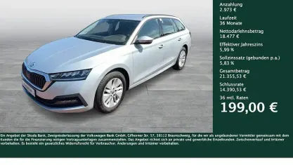 Gebraucht Skoda Octavia Ambition 150 PS (110 kW) 2023 Silber Kombi