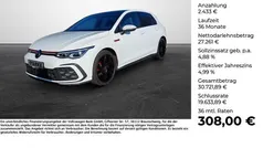 Pure white Gebraucht 2023 VW Golf VIII GTI Limousine | 29.694 € (Fairer Preis)