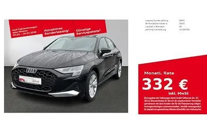 Gebraucht Audi A3 Advanced Plus 116 PS (85 kW) 2025 Mythosschwarz Limousine