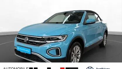 Gebraucht VW T-Roc Cabriolet Style 110 PS (80 kW) 2023 Blau Cabrio
