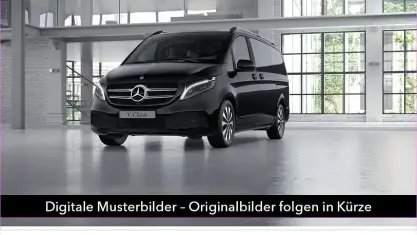 Gebraucht Mercedes V250 Avantgarde Edition 190 PS (139 kW) 2022 Schwarz Van / Kleinbus