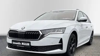 Gebraucht Skoda Octavia Selection 150 PS (110 kW) 2024 Moonweiss metallic Kombi