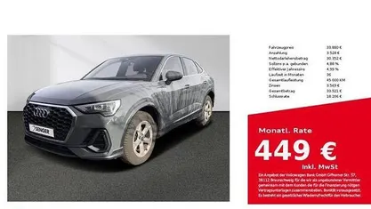 Gebraucht Audi Q3 Sportback Ambiente 150 PS (110 kW) 2023 Nanograu metallic SUV