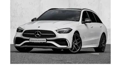 Gebraucht Mercedes C220 AMG line 197 PS (144 kW) 2024 Weiß Kombi