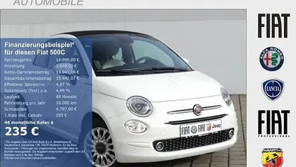 Gebraucht Fiat 500C Dolcevita 69 PS (50 kW) 2022 Weiß Cabrio