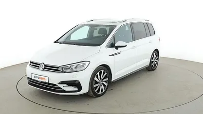 Gebraucht VW Touran Highline 150 PS (110 kW) 2020 Weiß Van / Kleinbus